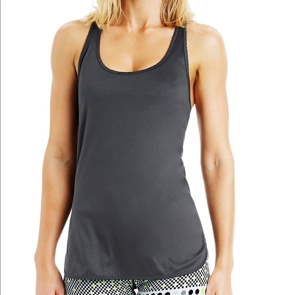 Lorna Jane grey Atlanta tank top size small